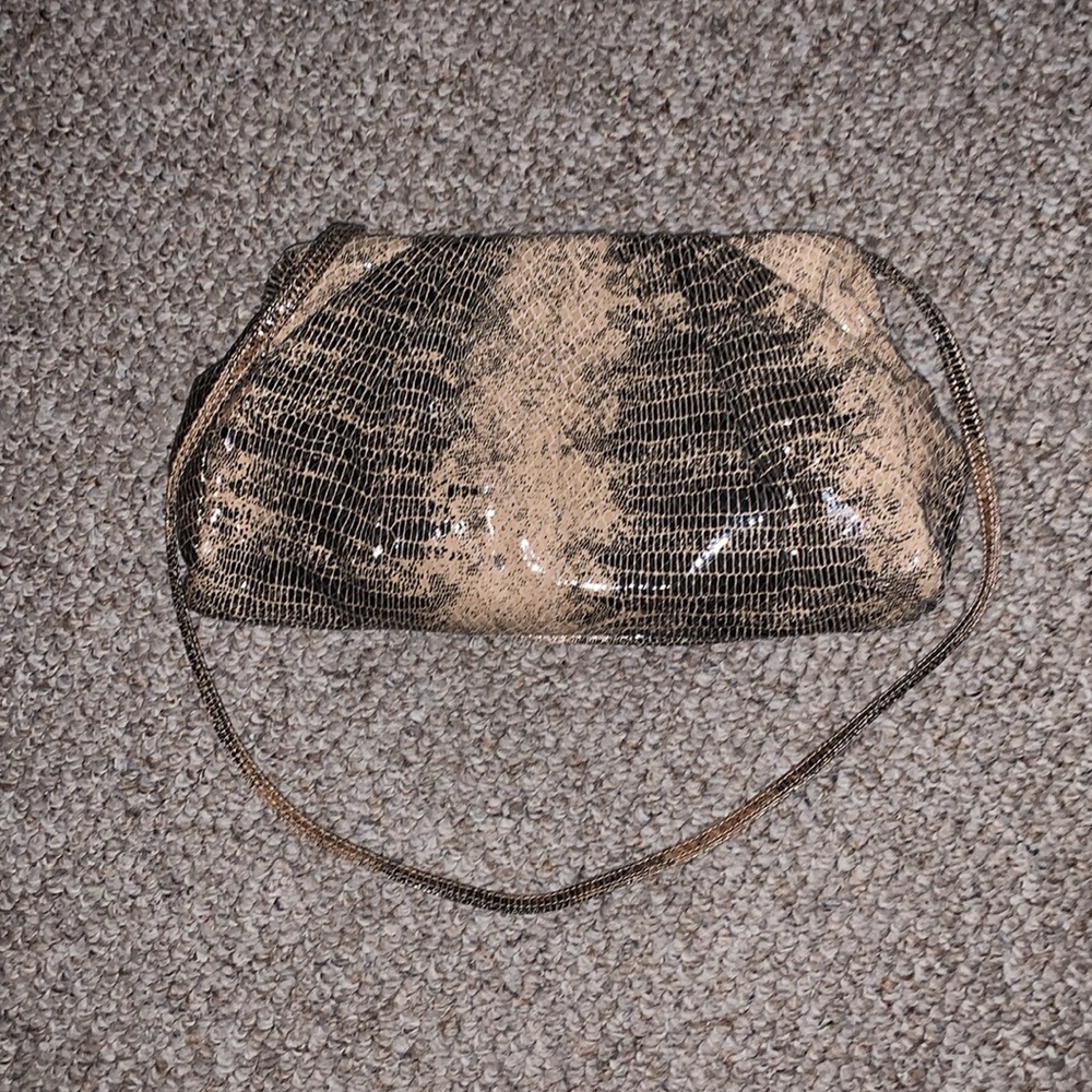 NWOT Hobo Snakeskin Crossbody Clutch